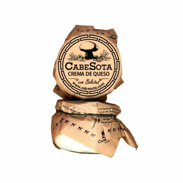Crema de queso con Boletus CabeSota