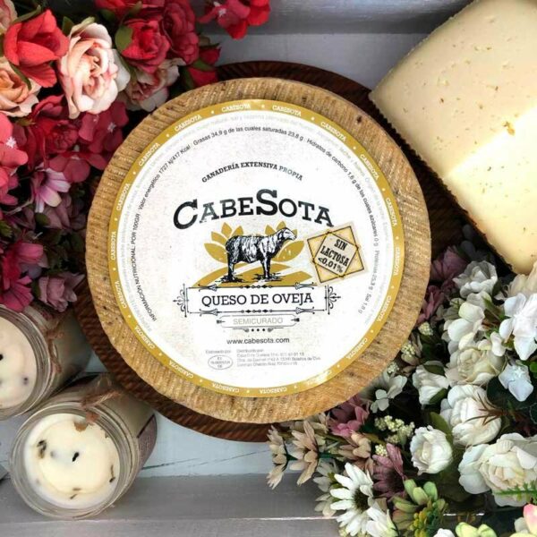 Queso semicurado SIN LACTOSA CabeSota